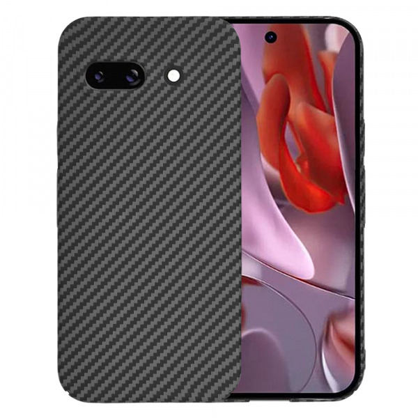 Husa pentru Google Pixel 9a, Techsuit, Carbonite FiberShell, Neagra