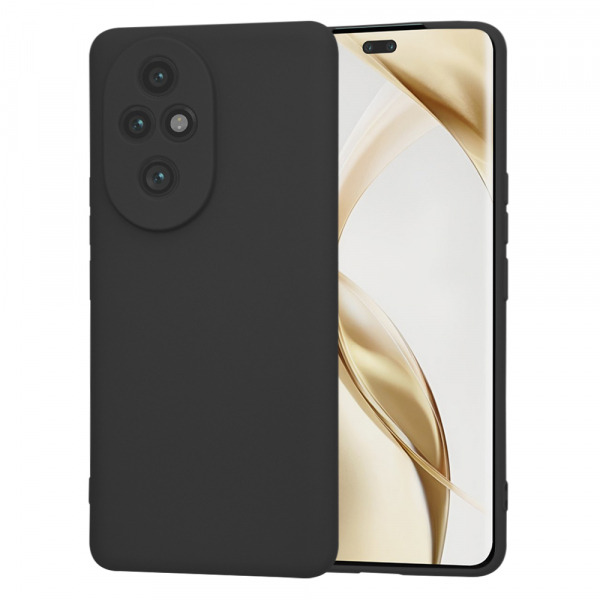 Husa pentru Honor 200 Pro, Techsuit, SoftFlex, Neagra