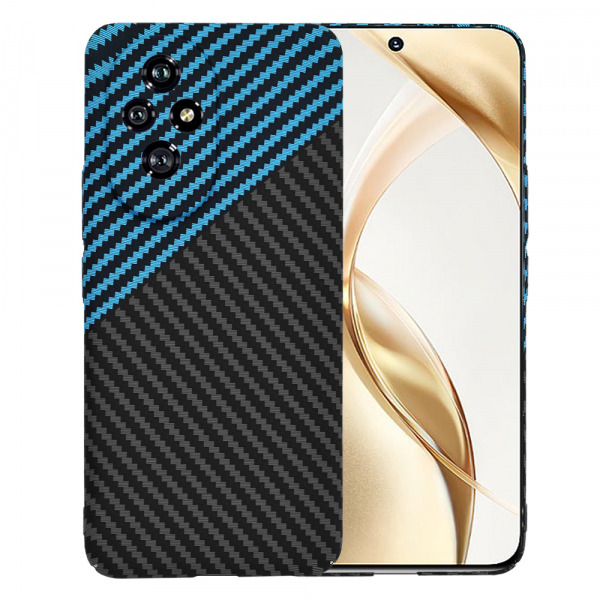 Husa pentru Honor 200, Techsuit, Carbonite FiberShell, Neagra Bleu