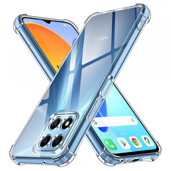 Husa pentru Honor 70 Lite / X6 / X8 5G, Techsuit, Shockproof Clear, Transparenta