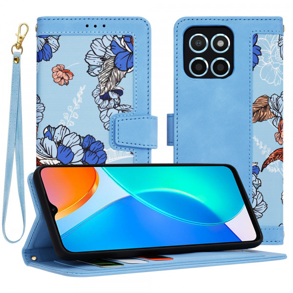Husa pentru Honor 70 Lite / X6 / X8 5G, Techsuit, FlipCraft, Bleu