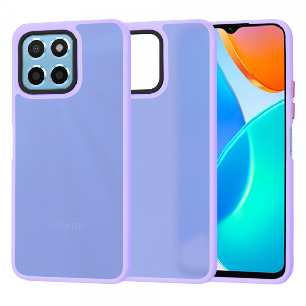 Husa pentru Honor 70 Lite / X6 / X8 5G, Techsuit, HaloFrost, Mov Deschis