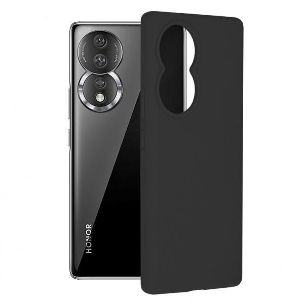 Husa pentru Honor 80, Techsuit, Soft Edge, Neagra