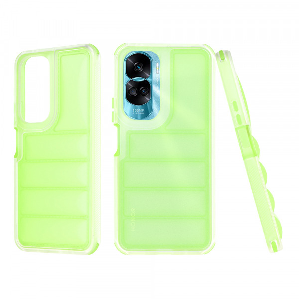 Husa pentru Honor 90 Lite, Techsuit, Wave Shield, Verde