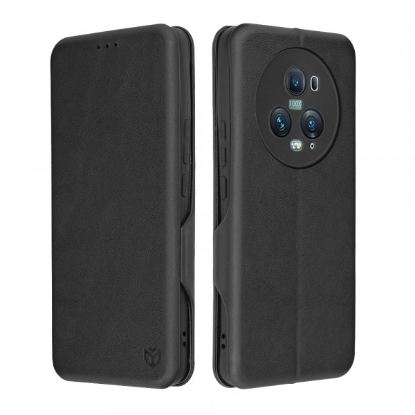 Husa pentru Honor Magic5 Pro, Techsuit, Safe Wallet Plus, Neagra