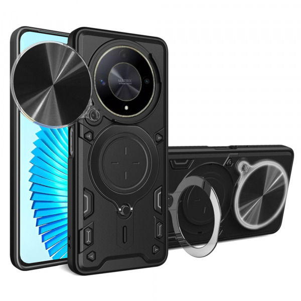 Husa pentru Honor Magic6 Lite, Techsuit, CamGuard Pro, Neagra