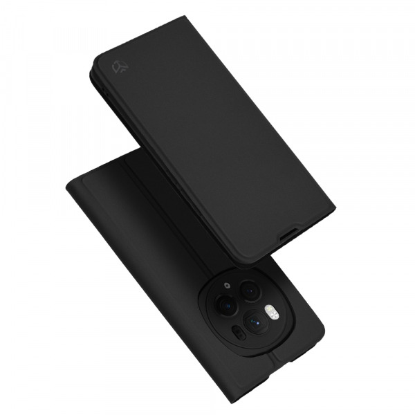 Husa pentru Honor Magic6 Pro, Techsuit, Magskin Book, Neagra