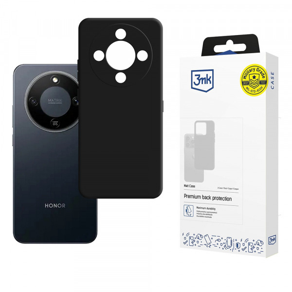 Husa pentru Honor Magic8 Lite, 3MK, Neagra Mata