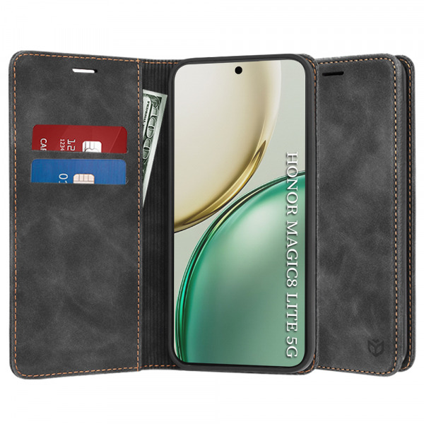 Husa pentru Honor Magic8 Lite, Techsuit, Confy, Neagra