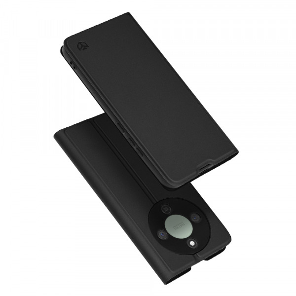 Husa pentru Honor Magic8 Lite, Techsuit, Magskin Book, Neagra