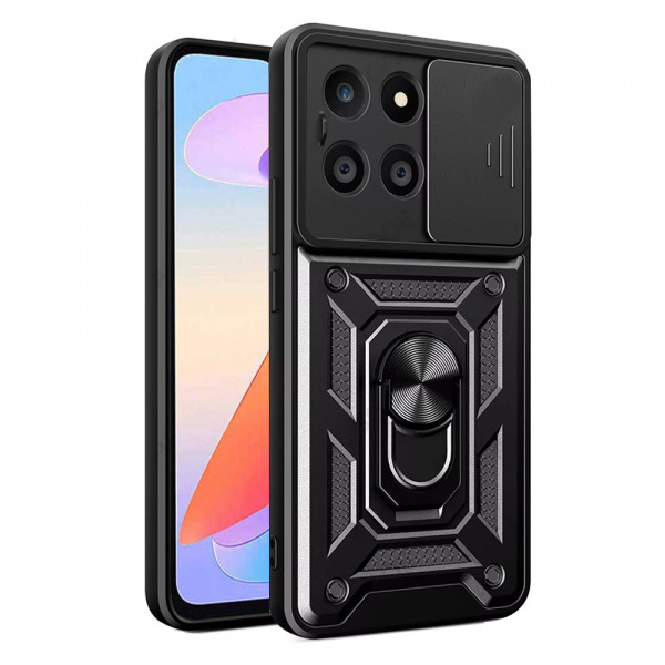 Husa pentru Honor X6a, Techsuit, CamShield, Neagra