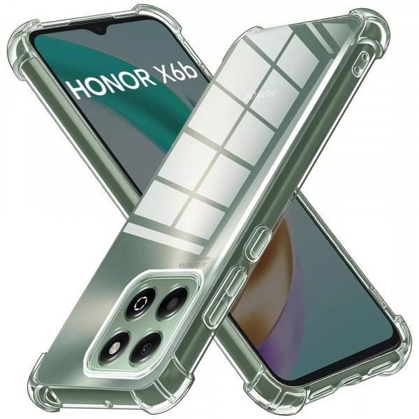 Husa pentru Honor X6b, Techsuit, Shockproof Clear, Transparenta