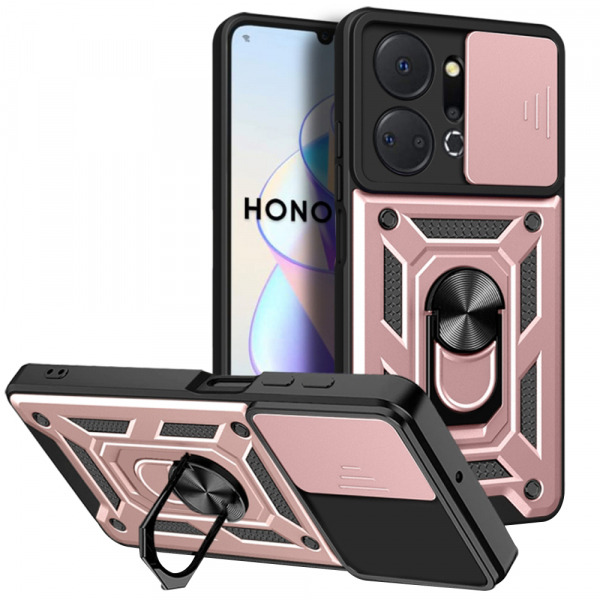 Husa pentru Honor X7a, Techsuit, CamShield, Roz