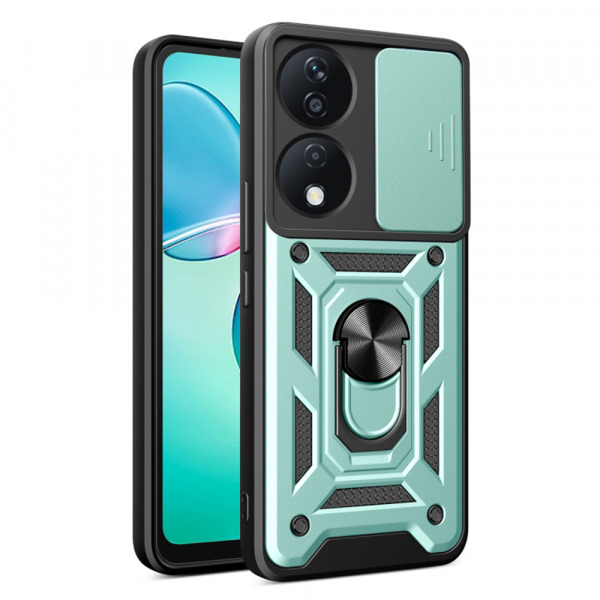 Husa pentru Honor X7b 5G / 90 Smart / X7b 4G, Techsuit, CamShield, Verde
