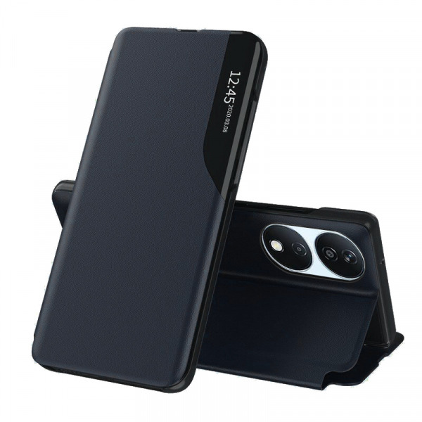 Husa pentru Honor X7b 5G / 90 Smart / X7b 4G, Techsuit, eFold, Albastra Inchis