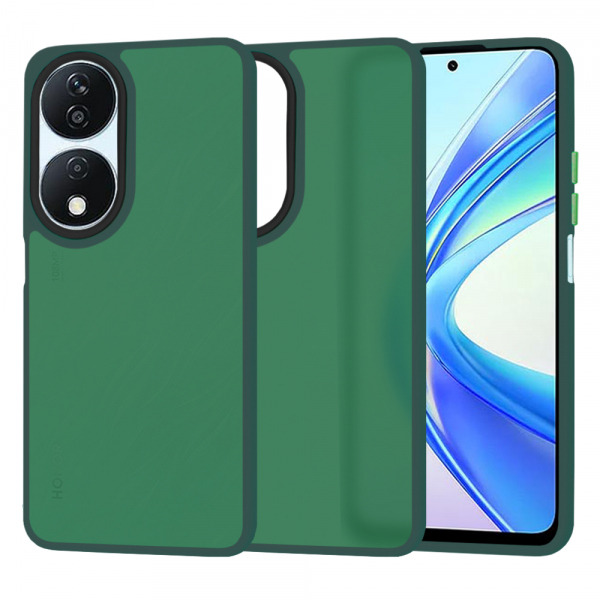 Husa pentru Honor X7b 5G / 90 Smart / X7b 4G, Techsuit, HaloFrost, Verde