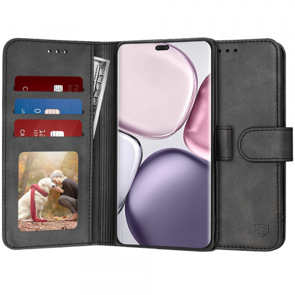 Husa pentru Honor X9c / Magic7 Lite, Techsuit, Diary Book, Neagra