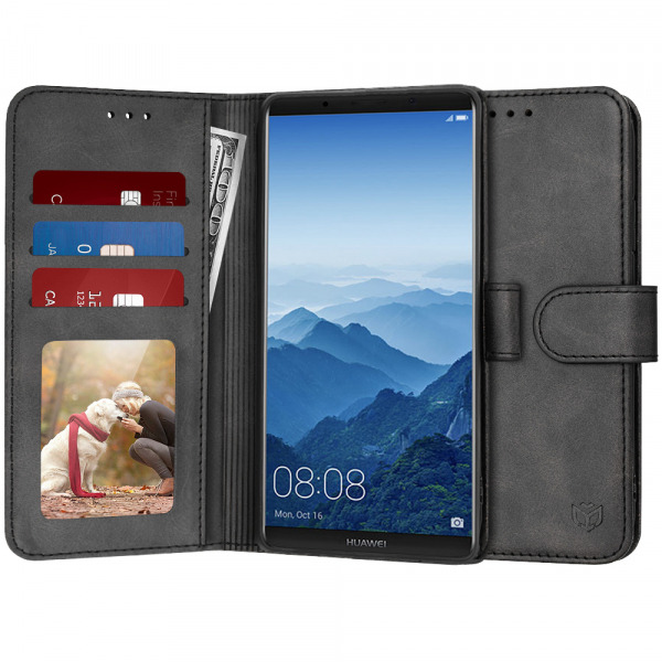 Husa pentru Huawei Mate 10 Pro, Techsuit, Diary Book, Neagra
