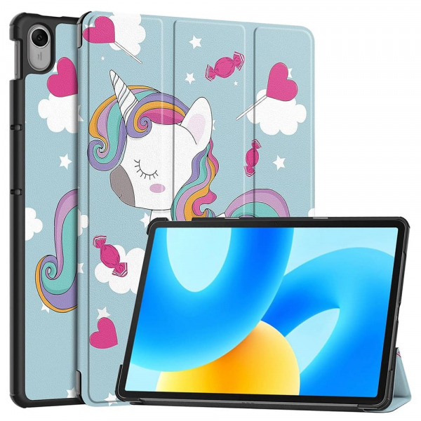 Husa pentru Huawei MatePad 11.5, Techsuit, FoldPro Unicorn, Multicolor