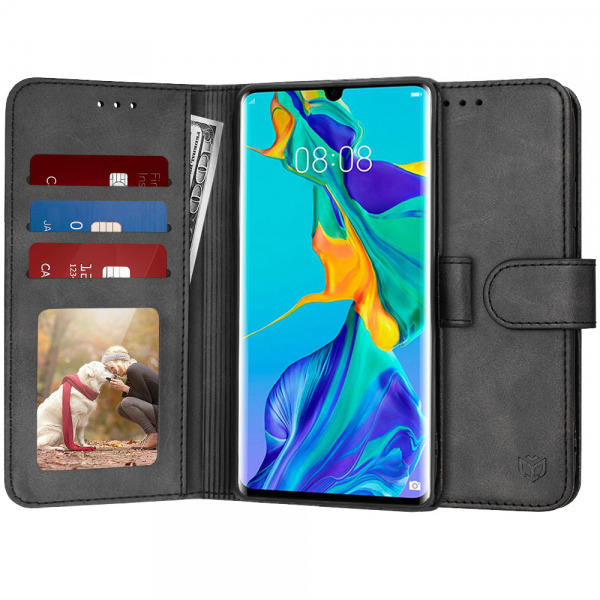 Husa pentru Huawei P30 Pro New Edition / P30 Pro, Techsuit, Diary Book, Neagra