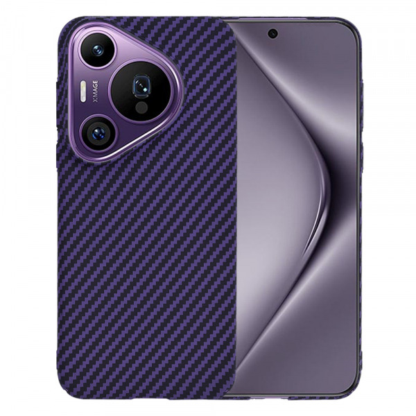 Husa pentru Huawei Pura 70 Pro, Techsuit, Carbonite FiberShell, Mov