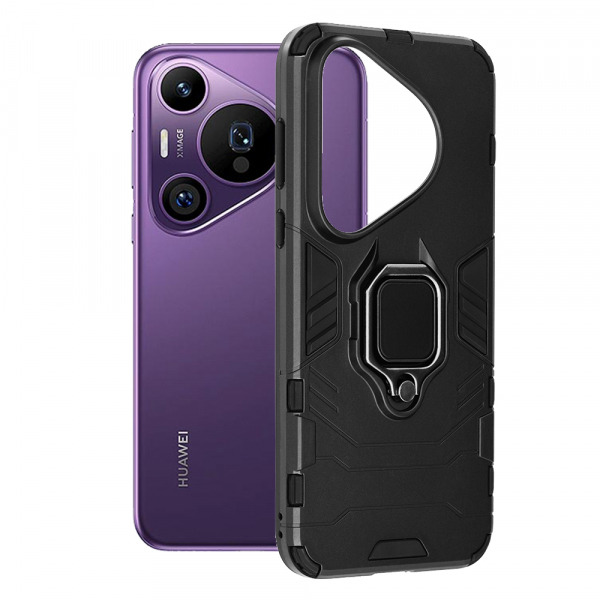 Husa pentru Huawei Pura 70 Pro, Techsuit, Shield, Neagra