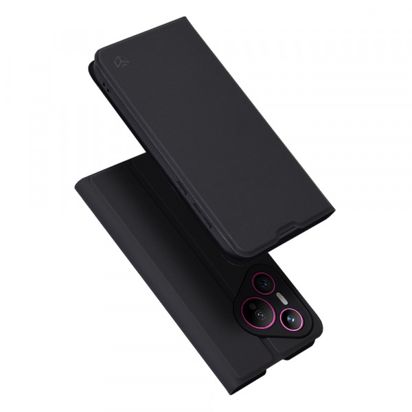 Husa pentru Huawei Pura 70, Techsuit, Magskin Book, Neagra