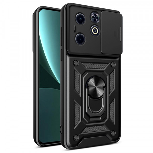 Husa pentru Infinix Smart 8 / Hot 40i, Techsuit, CamShield, Neagra