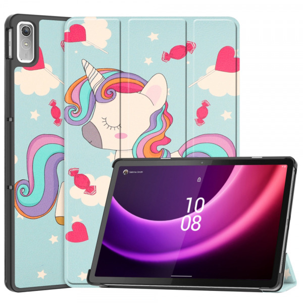 Husa pentru Lenovo Tab P11 Gen 2, Techsuit, FoldPro Unicorn, Multicolor