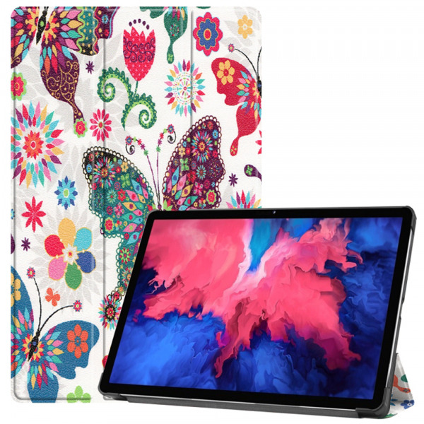 Husa pentru Lenovo Tab P11 Plus / Tab P11 4G, Techsuit, FoldPro Butterfly, Multicolor