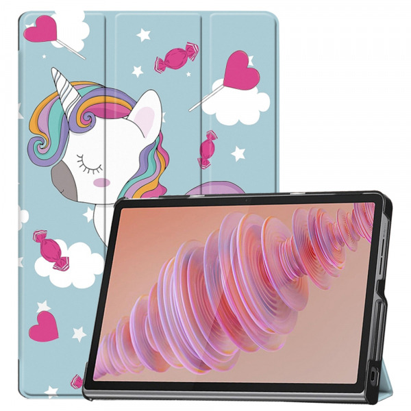 Husa pentru Lenovo Tab Plus 11.5inch, Techsuit, FoldPro Unicorn, Multicolor