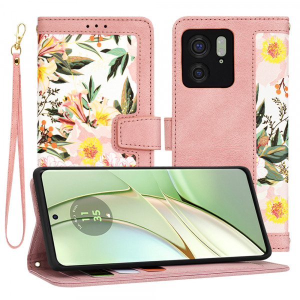 Husa pentru Motorola Edge (2023) / Edge 40, Techsuit, FlipCraft, Roz