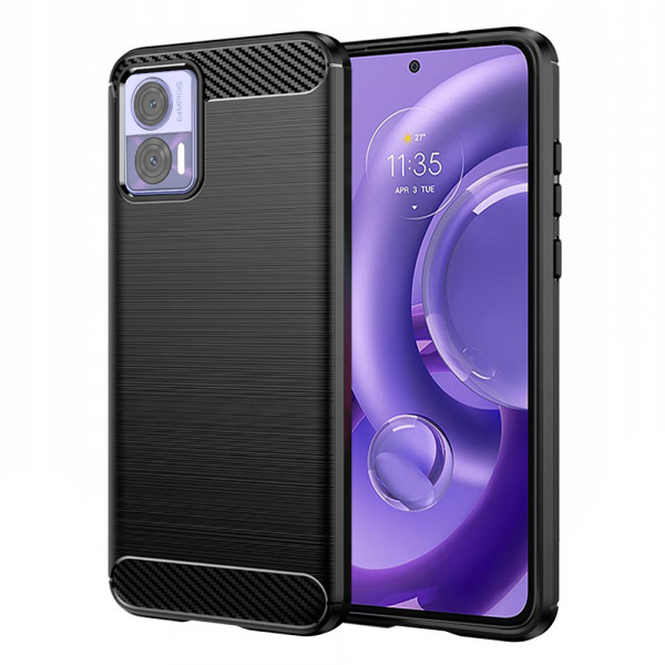 Husa pentru Motorola Edge 30 Neo, Techsuit, Carbon, Neagra