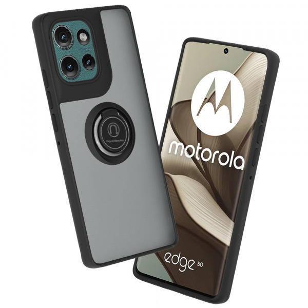 Husa pentru Motorola Edge 50, Techsuit, Glinth, Neagra
