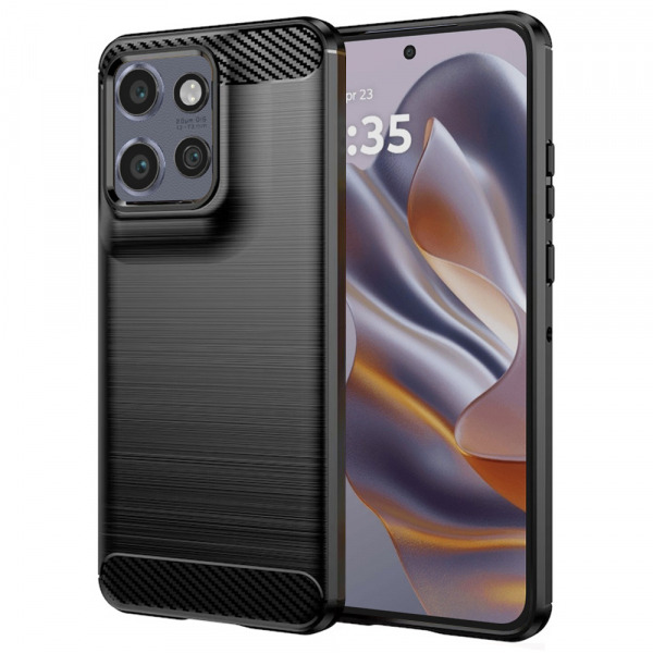 Husa pentru Motorola Edge 50 Neo, Techsuit, Carbon, Neagra
