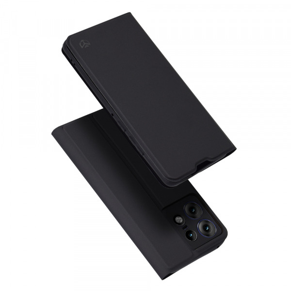 Husa pentru Motorola Edge 50 Pro, Techsuit, Magskin Book, Neagra