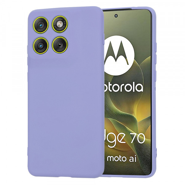 Husa pentru Motorola Edge 70, Techsuit, SoftFlex, Mov Deschis
