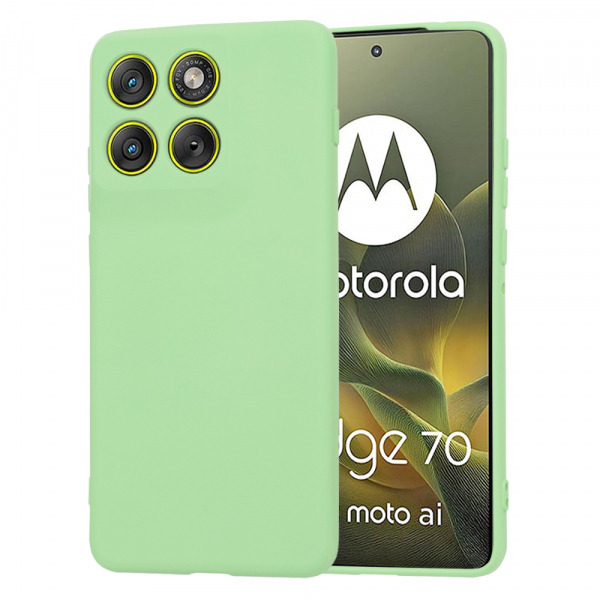 Husa pentru Motorola Edge 70, Techsuit, SoftFlex, Verde Deschis