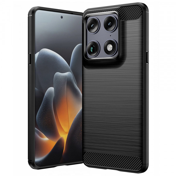 Husa pentru Motorola Edge 70 Ultra / Signature, Techsuit, Carbon, Neagra