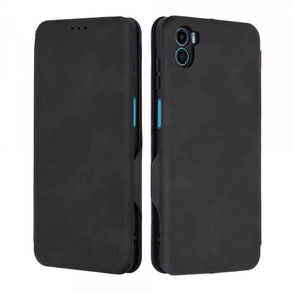 Husa pentru Motorola Moto E22s, Techsuit, Safe Wallet Plus, Neagra