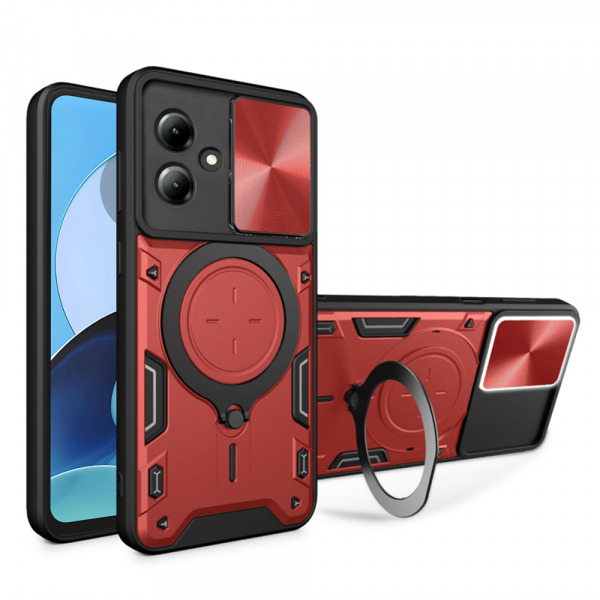 Husa pentru Motorola Moto G14, Techsuit, CamGuard Pro, Rosie