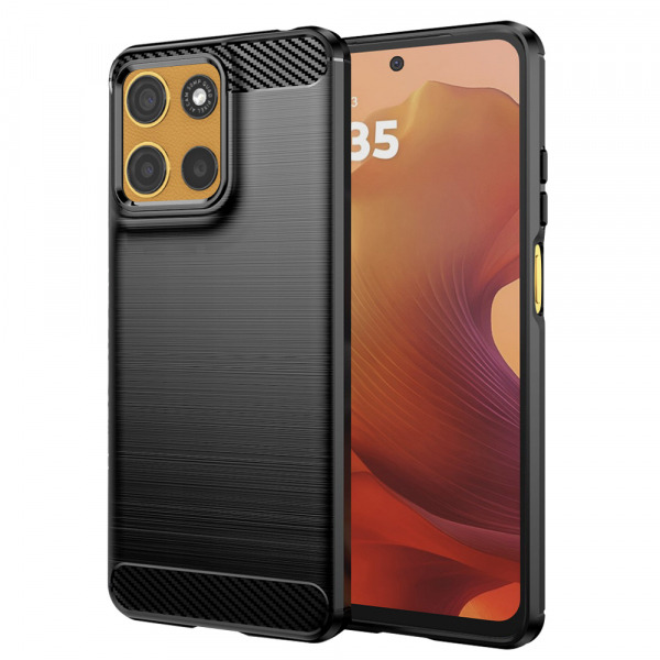 Husa pentru Motorola Moto G15 / G15 Power, Techsuit, Carbon, Neagra