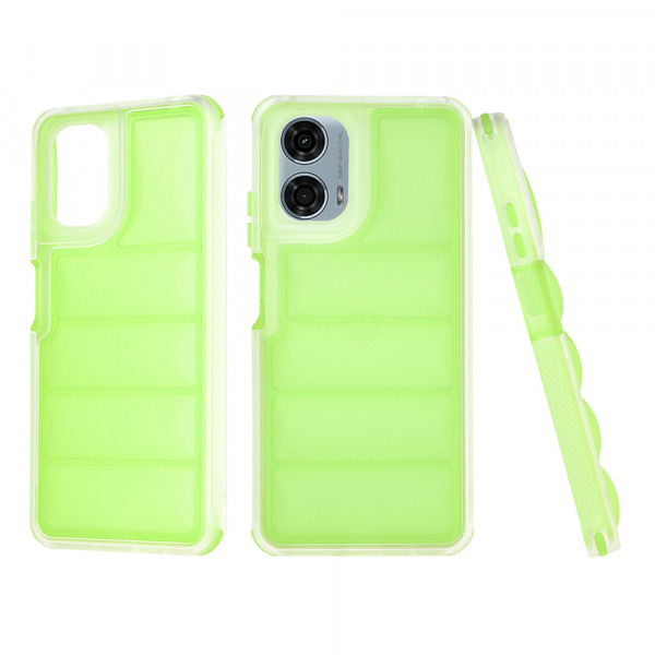 Husa pentru Motorola Moto G24 Power, Techsuit, Wave Shield, Verde