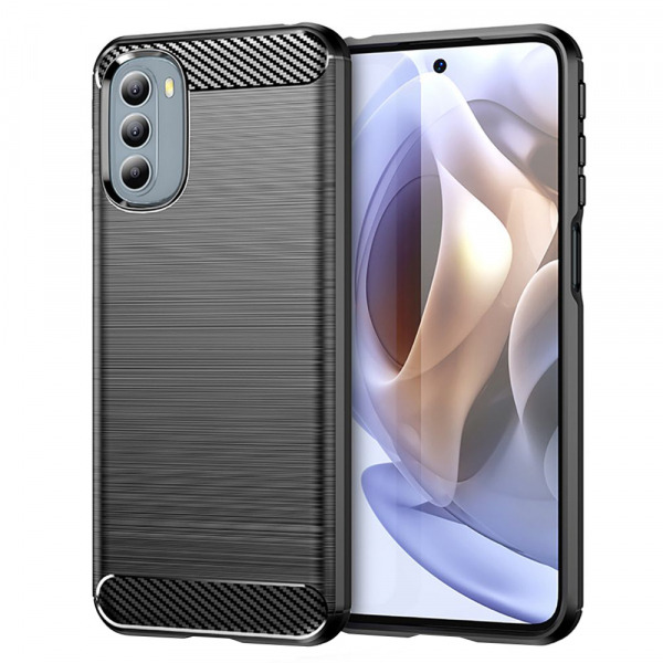 Husa pentru Motorola Moto G31 / G41, Techsuit, Carbon, Neagra