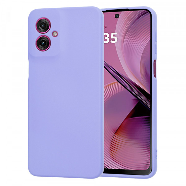 Husa pentru Motorola Moto G55, Techsuit, SoftFlex, Mov Deschis