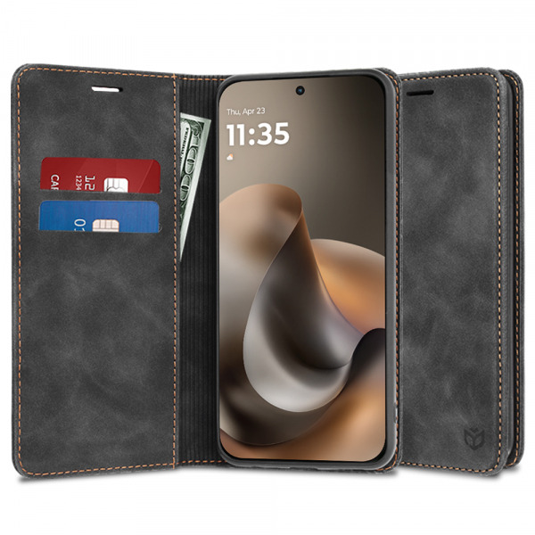 Husa pentru Motorola Moto G77 / G67, Techsuit, Confy, Neagra