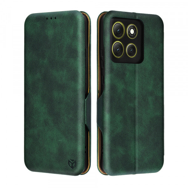 Husa pentru Motorola Moto G86, Techsuit, Safe Wallet Plus, Verde