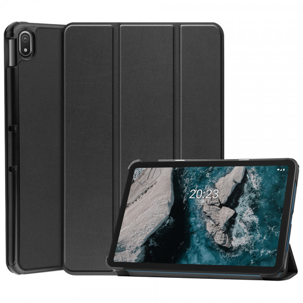 Husa pentru Nokia T20, Techsuit, FoldPro, Neagra