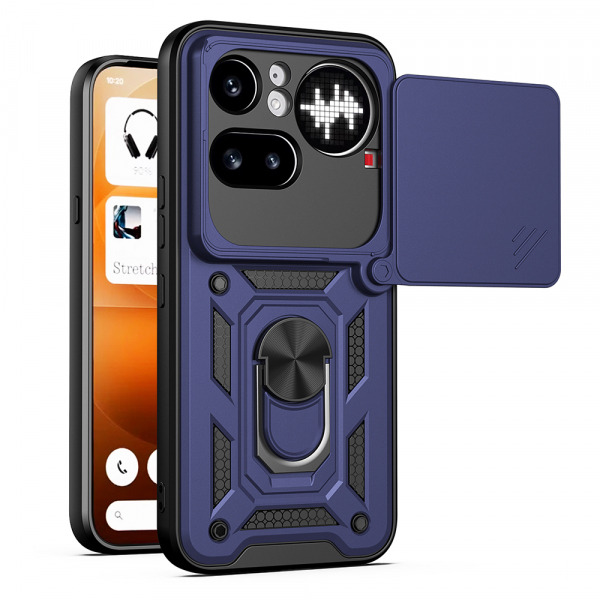 Husa pentru Nothing Phone (4a) Pro, Techsuit, CamShield, Albastra