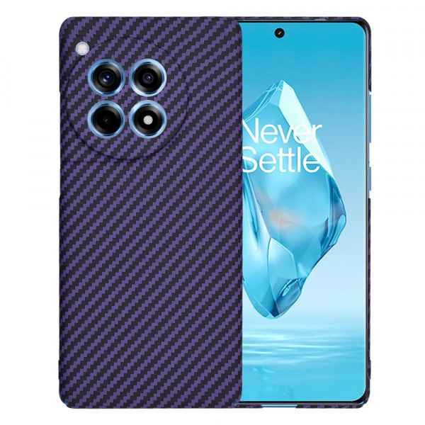 Husa pentru OnePlus 12R, Techsuit, Carbonite FiberShell, Mov